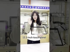 13.3 ইঞ্চি ক্যাপাসিটিভ টাচ স্ক্রিন প্যানেল ইউএসবি ইন্টারফেস এবং 4 * আর 10 কোণার সাথে