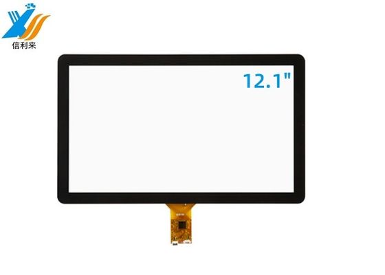 ভালো দাম 12.1 ইঞ্চি প্রজেক্টেড ক্যাপাসিটিভ জিজি জিএফএফ টাচ স্ক্রিন প্যানেল জলরোধী তেলরোধী অ্যান্টি-ইউভি এআর এজি এএফ বাণিজ্যিক চিকিৎসা শিল্প শিক্ষার জন্য কাস্টমাইজড অনলাইন